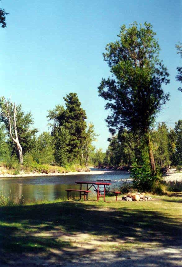 Riverside Campground Riverside Campground  RV Camping  Bitterrroot River 